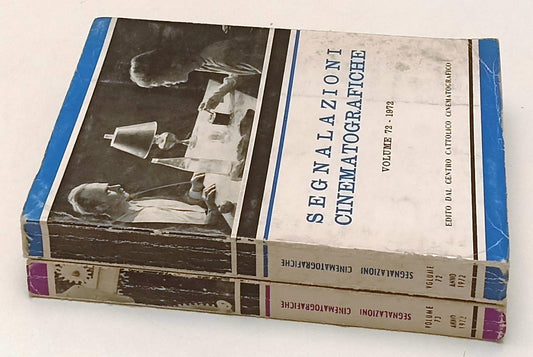 LW- SEGNALAZIONI CINEMATOGRAFICHE VOLUMI 72/73 1972 - CENTRO CATTOLICO - YFS485