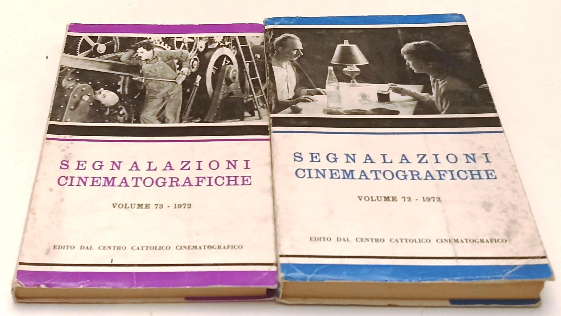 LW- SEGNALAZIONI CINEMATOGRAFICHE VOLUMI 72/73 1972 - CENTRO CATTOLICO - YFS485
