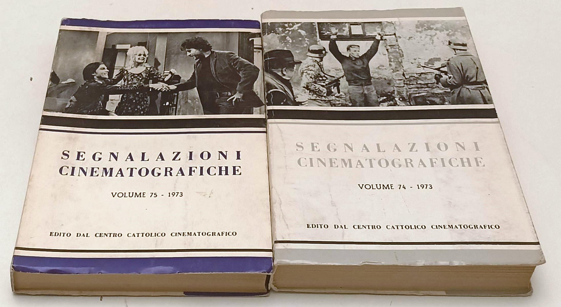 LW- SEGNALAZIONI CINEMATOGRAFICHE VOLUMI 74/75 1973 - CENTRO CATTOLICO - YFS488