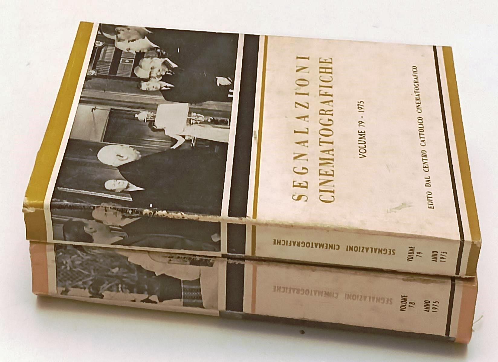 LW- SEGNALAZIONI CINEMATOGRAFICHE VOLUMI 78/79 1975 - CENTRO CATTOLICO - YFS488