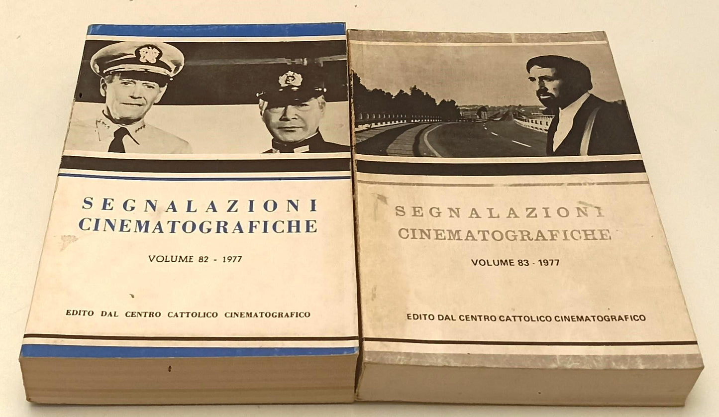 LW- SEGNALAZIONI CINEMATOGRAFICHE VOLUMI 82/83 1977 - CENTRO CATTOLICO - YFS485