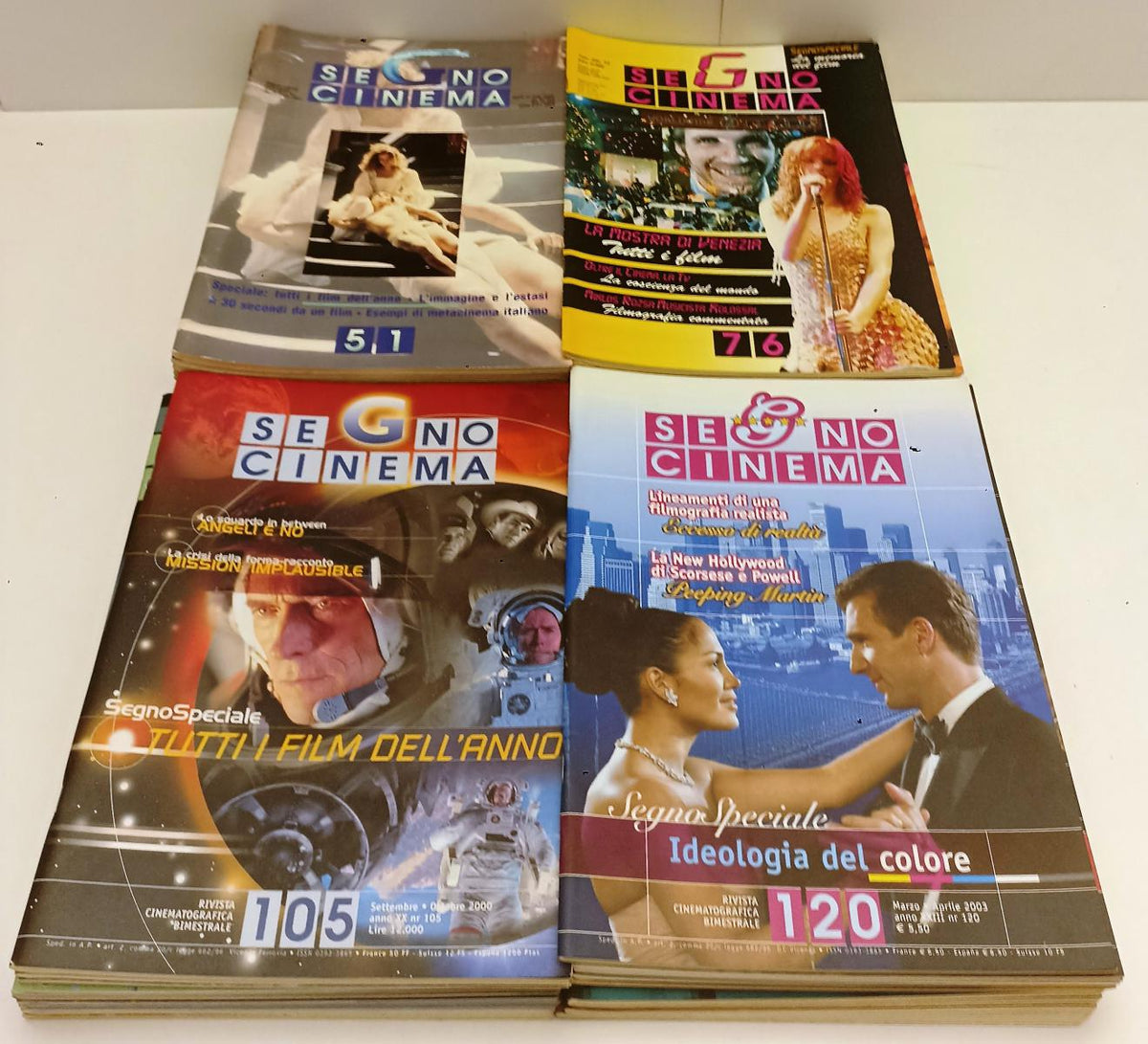 LW- LOTTO RIVISTA SEGNO CINEMA 32/121 - 59 NUMERI - 1988/2003 - BLCG17