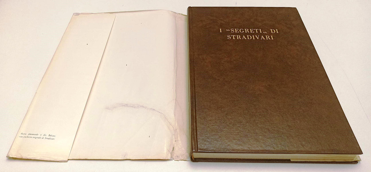 LZ- I SEGRETI DI STRADIVARI - SIMONE SACCONI- LIBRERIA CONVEGNO- 1972- CS- XFS90