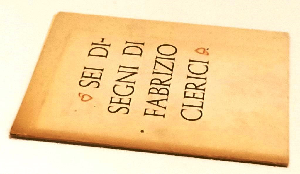 LT- SEI DISEGNI FABRIZIO CLERICI - 6 TAVOLE ILLUSTRATE "IL GUANTO NERO"- XFS176