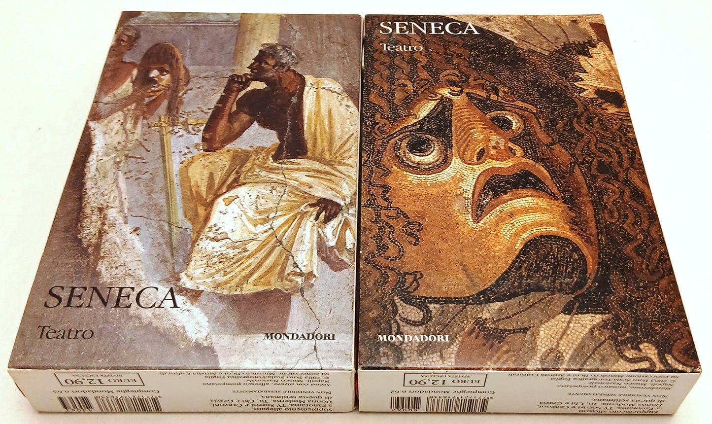 LN- TEATRO 2 VOLUMI - SENECA - MONDADORI TV SEC - CLASSICI GRECI LATINI - C- XFS
