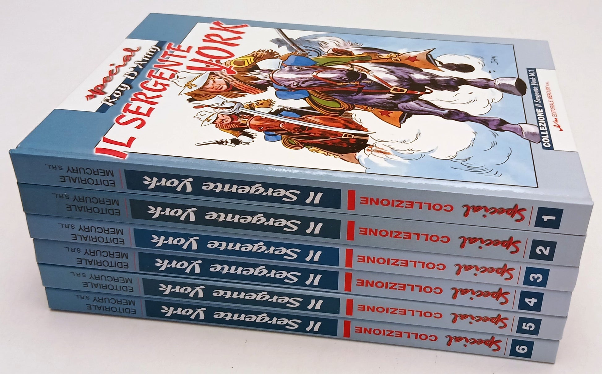FZ- SERGENTE YORK 1/6 SERIE COMPLETA - ROY D'AMY - MERCURY SPECIAL- 2002- C- Z25