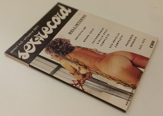 LX- SEXRECORD SEX-RECORD ANNO I N.5 -- EDITRICE PODEC --- 1971 - B - RVSa210