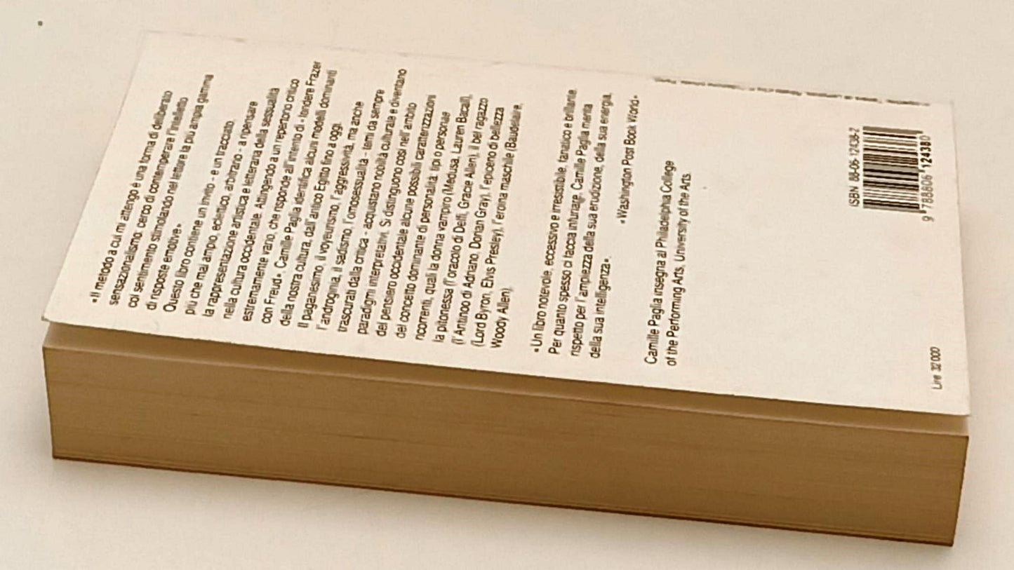 LZ- SEXUAL PERSONAE - CAMILLE PAGLIA - EINAUDI - GLI STRUZZI -- 1993 - B - XFS92