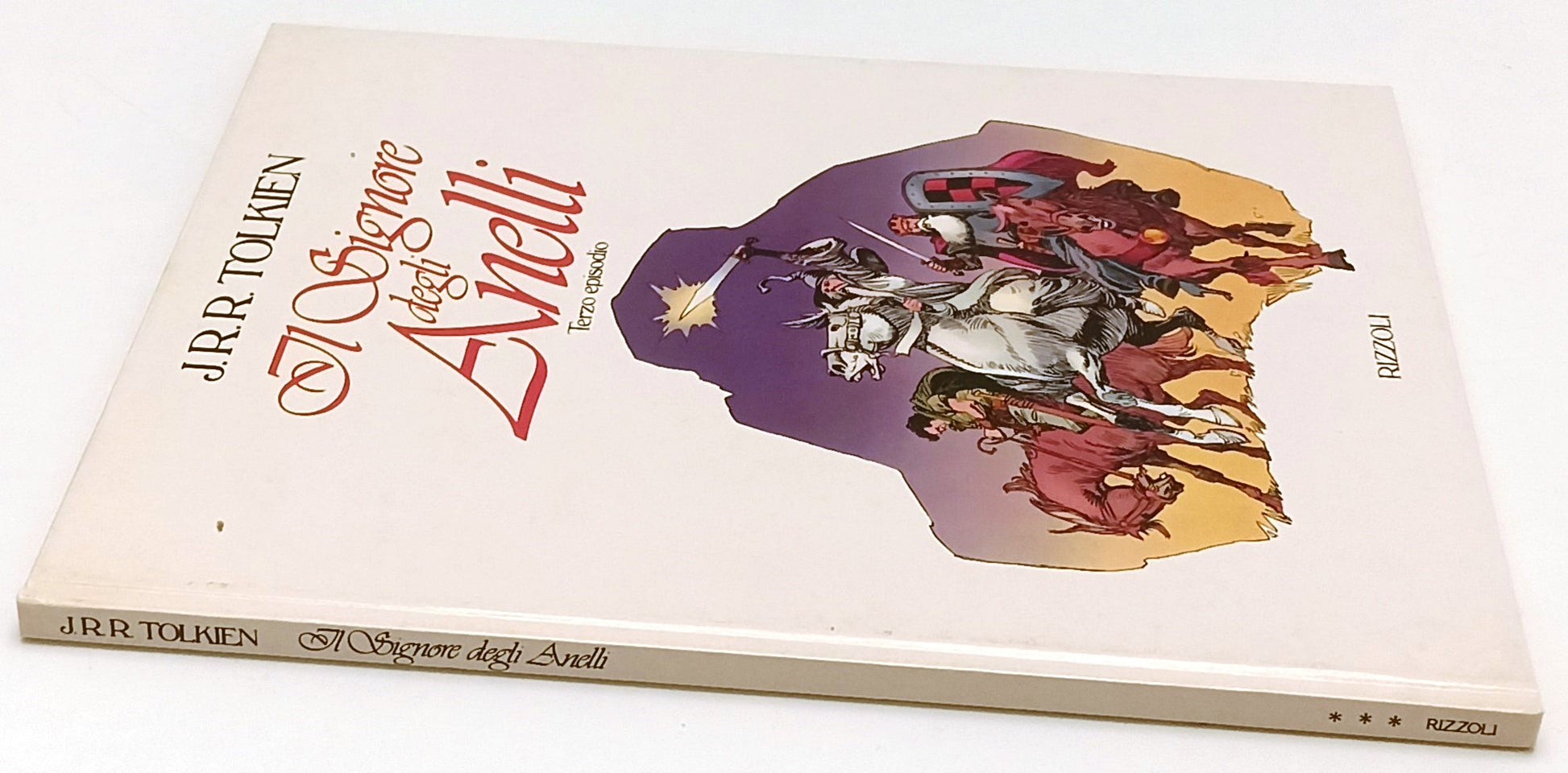 FV- IL SIGNORE DEGLI ANELLI TERZO EPISODIO- J.R.R. TOLKIEN- RIZZOLI- 1981- C-C25