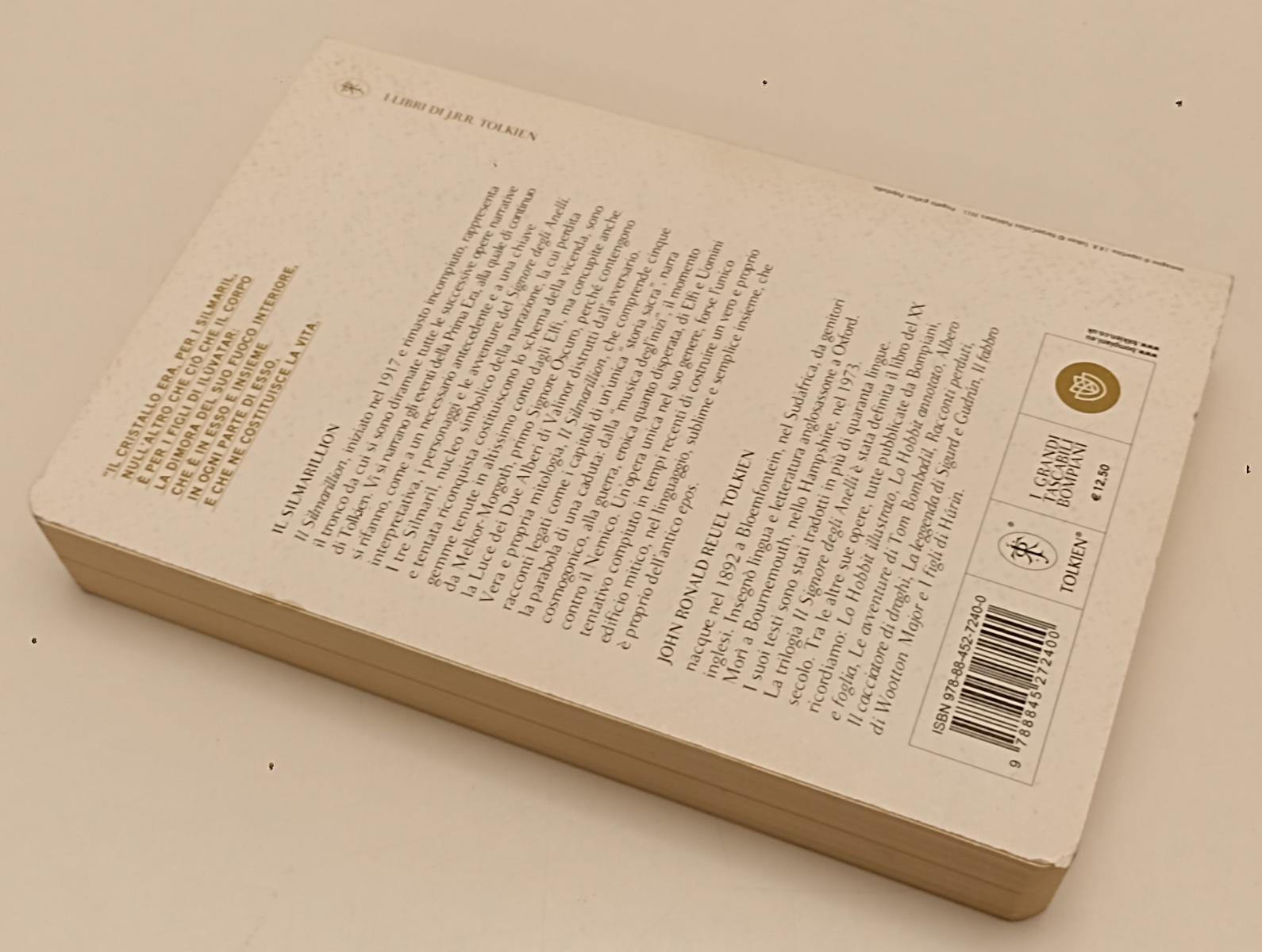 LF- IL SILMARILLION - J.R.R. TOLKIEN - BOMPIANI - TASCABILI --- B - XFS