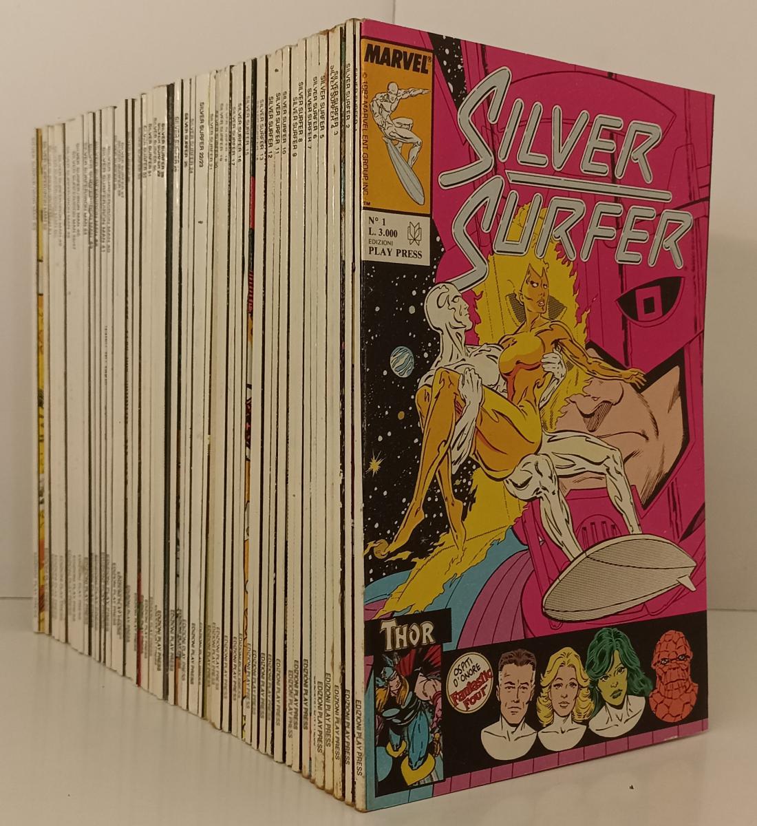 FS- SILVER SURFER 1/53 COMPLETA- STAN LEE JOHN BUSCEMA- PLAY PRESS- 1987- B- R23