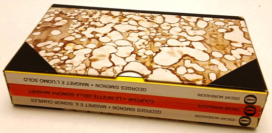 LG- MAIGRET COURTINE 3 VOLUMI- GEORGES SIMENON- MONDADORI- OSCAR- 1977- B- ZFS55