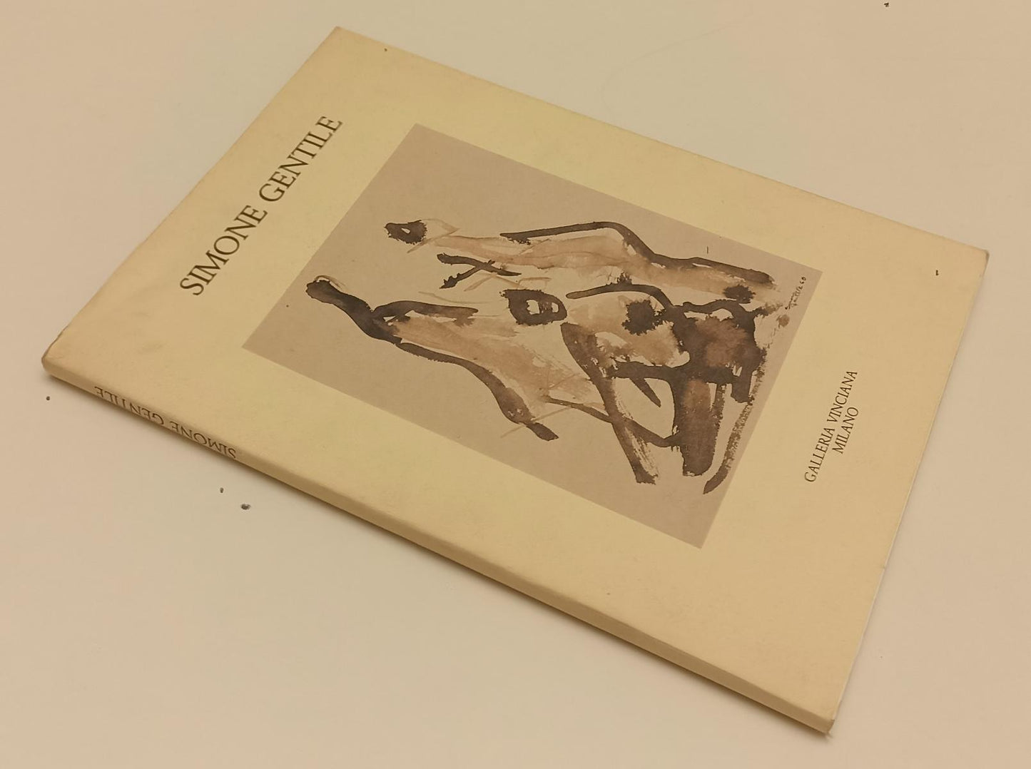 LT- SIMONE GENTILE DISEGNI E DIPINTI -- GALLERIA VINCIANA --- 1987- BS- XFS178