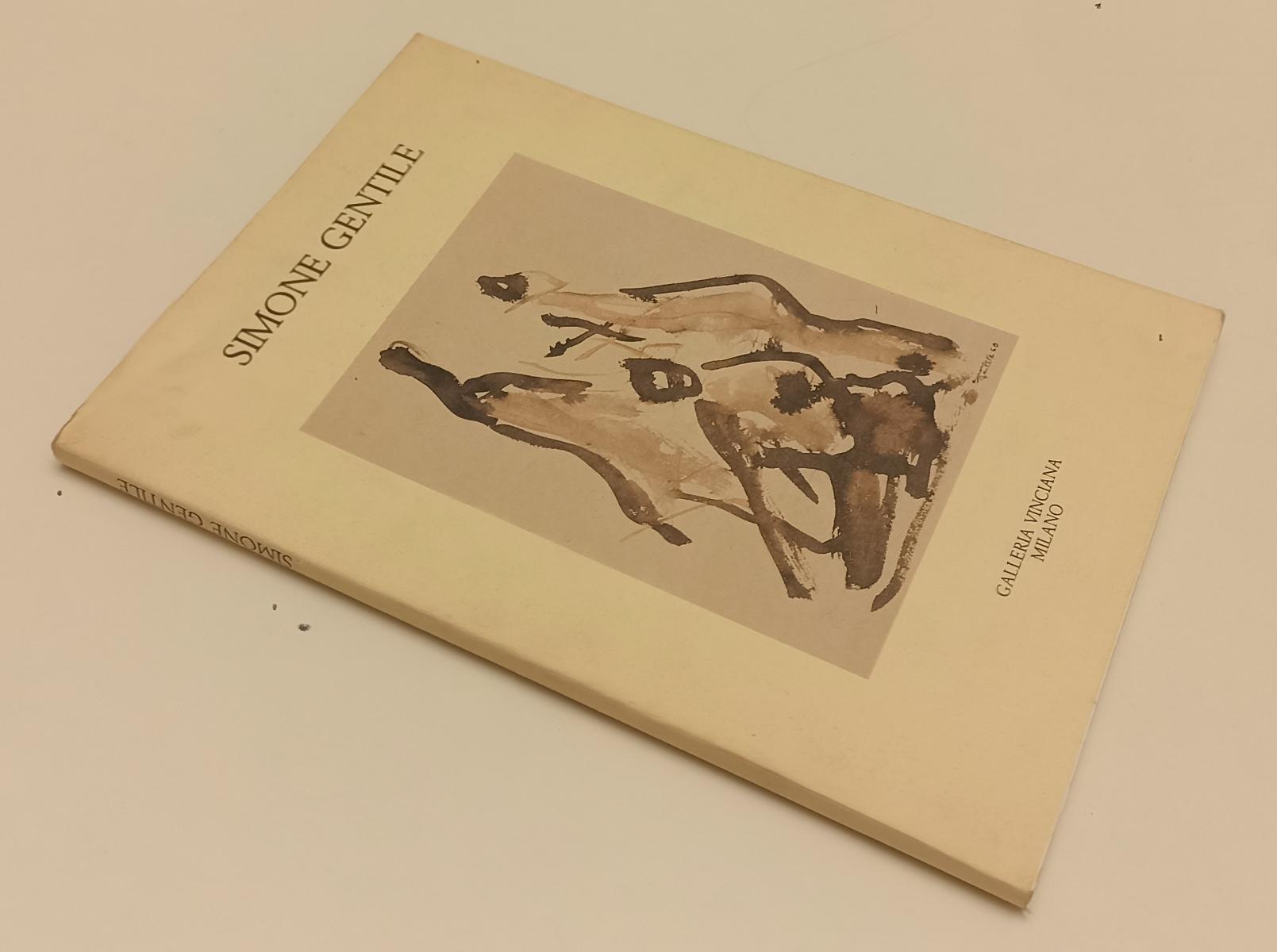 LT- SIMONE GENTILE DISEGNI E DIPINTI -- GALLERIA VINCIANA --- 1987- BS- XFS178
