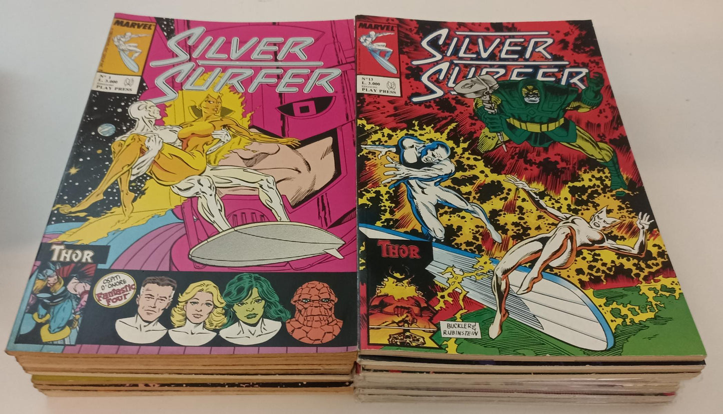 FS- LOTTO SILVER SURFER 21 ALBI presente il 53 -- PLAY PRESS - 1987 - B - Q23