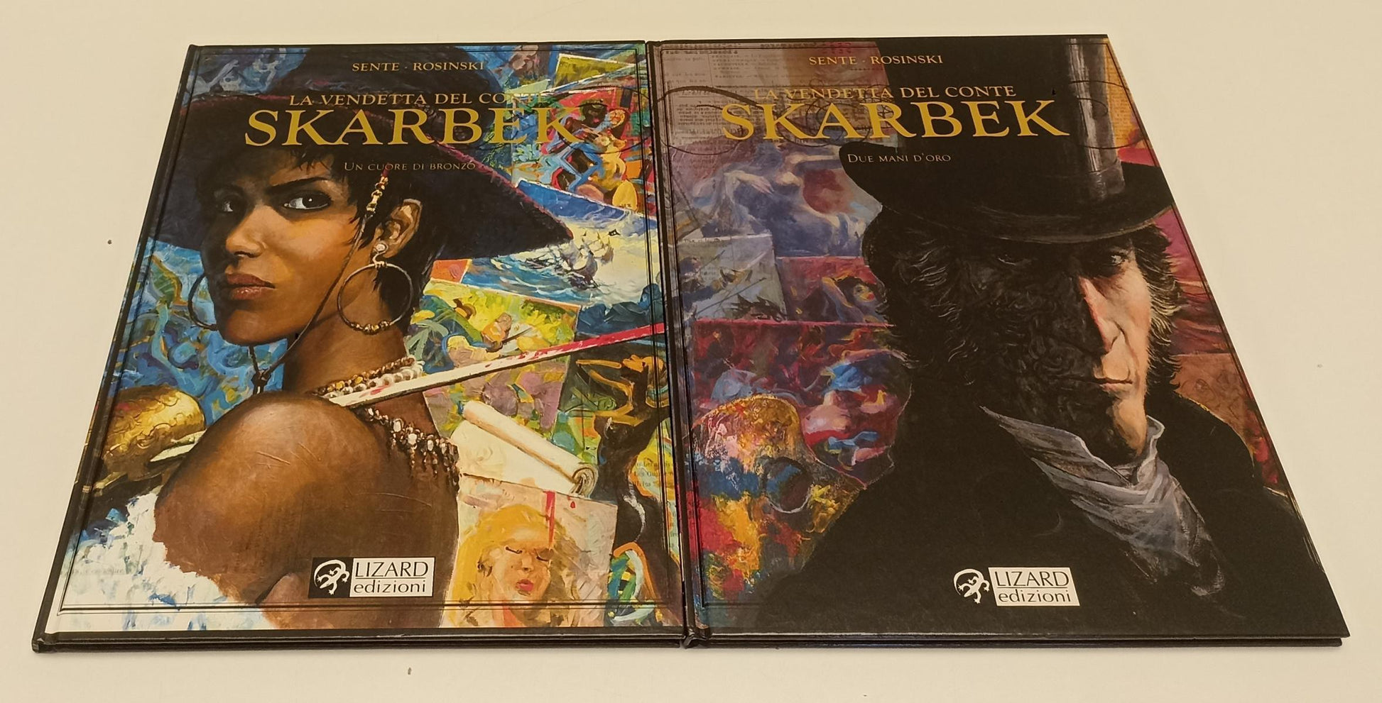 FV- LA VENDETTA DEL CONTE SKARBEK VOLUMI 1/2 - SENTE ROSINSKI - LIZARD -- C- C24