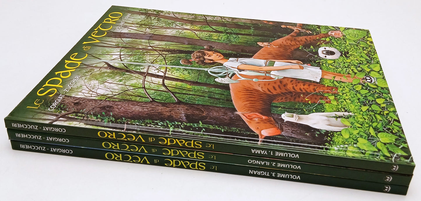 FV- LE SPADE DI VETRO VOLUMI 1/3 YAMA - CORGIAT ZUCCHERI - RENOIR - 2009- C- Z25