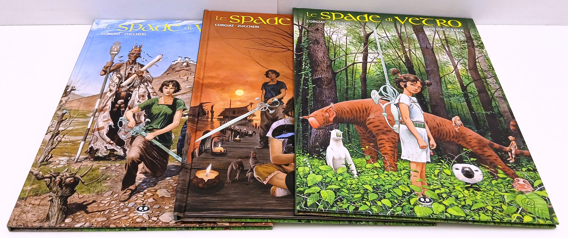 FV- LE SPADE DI VETRO VOLUMI 1/3 YAMA - CORGIAT ZUCCHERI - RENOIR - 2009- C- Z25