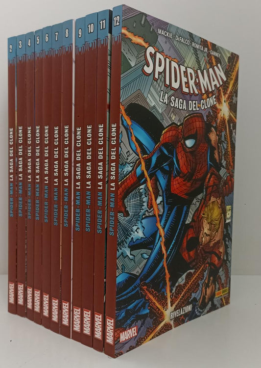 FV- SPIDER-MAN LA SAGA DEL CLONE 2/9 BROSSURATI -- MARVEL PANINI COMICS-- B- F23