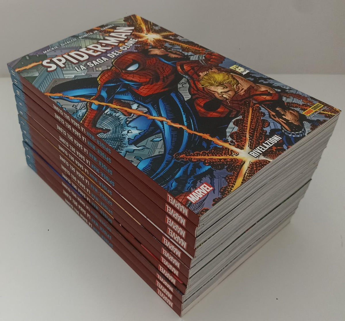 FV- SPIDER-MAN LA SAGA DEL CLONE 2/9 BROSSURATI -- MARVEL PANINI COMICS-- B- F23