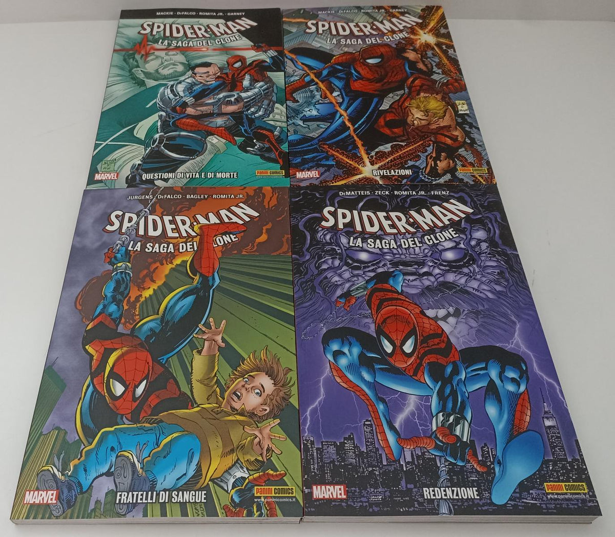 FV- SPIDER-MAN LA SAGA DEL CLONE 2/9 BROSSURATI -- MARVEL PANINI COMICS-- B- F23