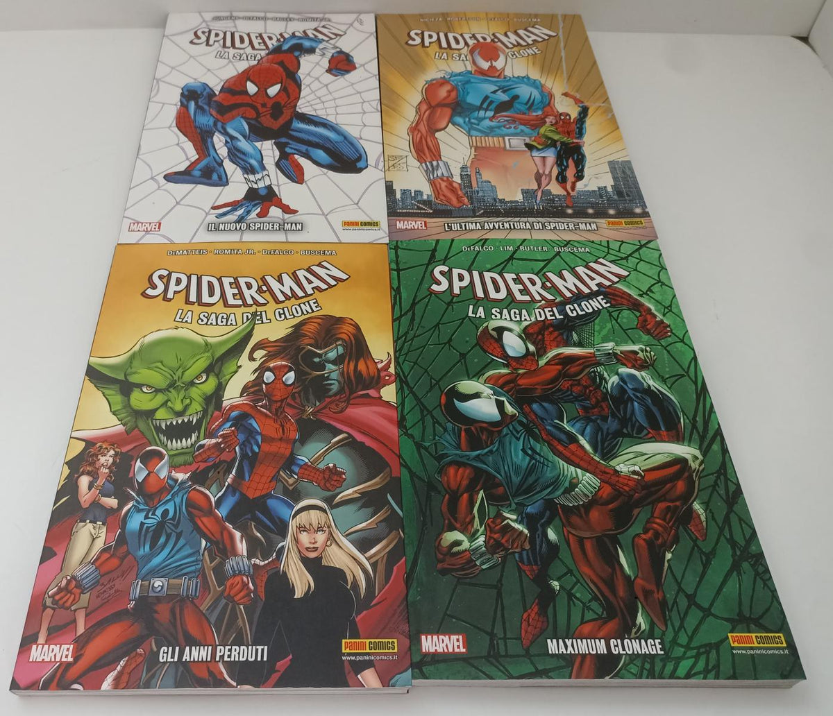FV- SPIDER-MAN LA SAGA DEL CLONE 2/9 BROSSURATI -- MARVEL PANINI COMICS-- B- F23