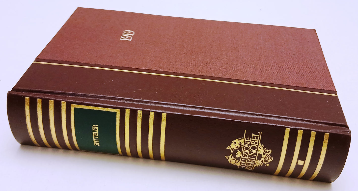 LN- COLLEZIONE PREMI NOBEL 1919 SPITTELER EDIZIONE DI LUSSO- CDE- 1981- C- ZFS12