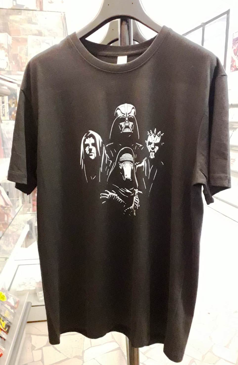 GF- MAGLIETTA T-SHIRT NERA BLACK STAR WARS TAGLIA M
