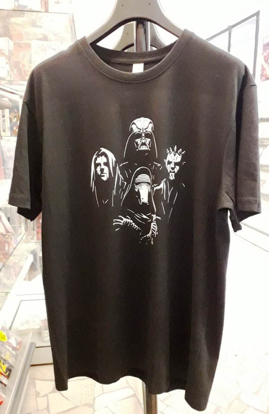 GF- MAGLIETTA T-SHIRT NERA BLACK STAR WARS TAGLIA M
