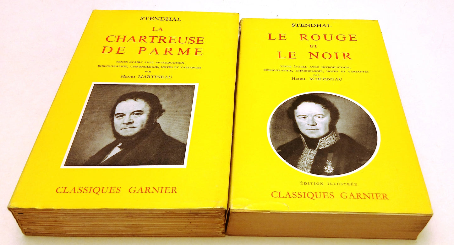 LN- LE ROUGE ET NOIR LA CHARTREUSE DE PARME- STENDHAL- CLASSIQUES GARNIER- ZFS53