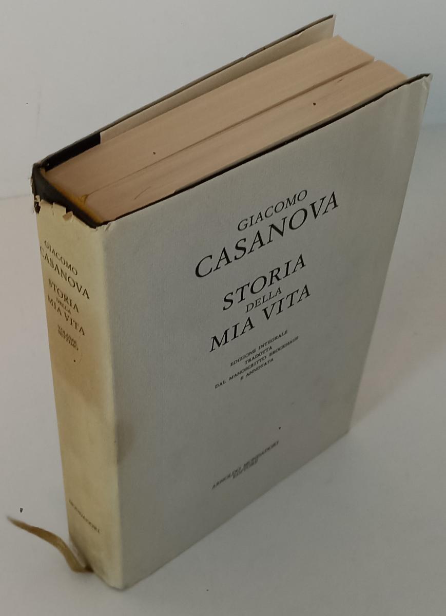 LN- STORIA DELLA MIA VITA volume 7- GIACOMO CASANOVA- MONDADORI- 1965- CS- XFS91