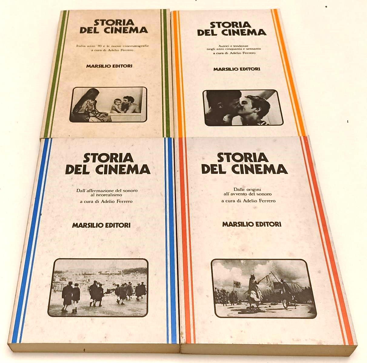 LW- STORIA DEL CINEMA 4 VOLUMI- ADELIO FERRERO- MARSILIO--- 1978/1981- B- YFS431