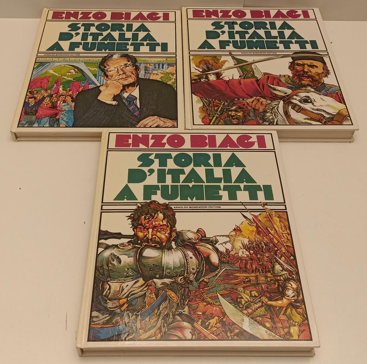 FV- STORIA DI ROMA A FUMETTI - ENZO BIAGI - MONDADORI - 1986 - C - D24