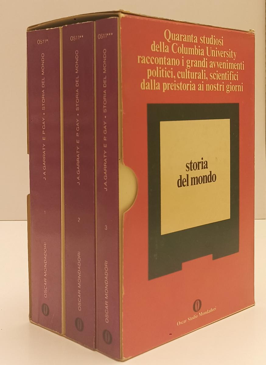 LS- STORIA DEL MONDO COFANETTO VOLUMI 1/3- MONDADORI- OSCAR STUDIO- 1973- B- XFS