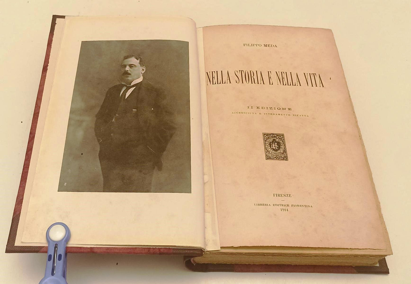 LZ- NELLA STORIA E NELLA VITA - MEDA - LIBRERIA FIORENTINA --- 1914 - C- XFS154