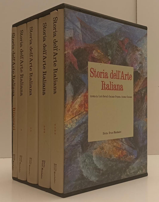 LT- STORIA DELL'ARTE ITALIANA 5 VOLUMI COFANETTO -- ELECTA MONDADORI--- 1988- CS- YFS