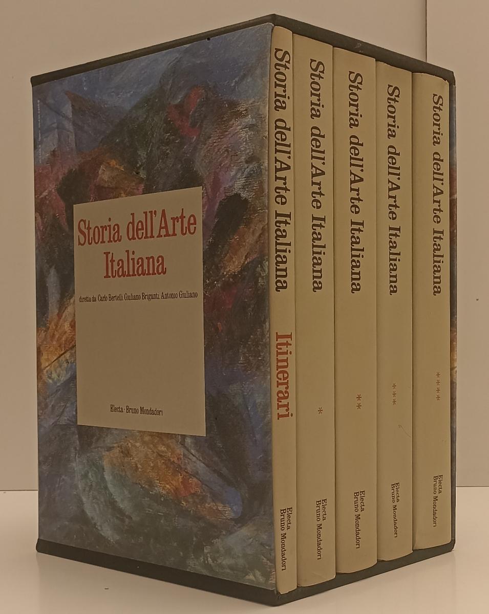 LT- STORIA DELL'ARTE ITALIANA 5 VOLUMI COFANETTO -- ELECTA MONDADORI--- 1988- CS- YFS