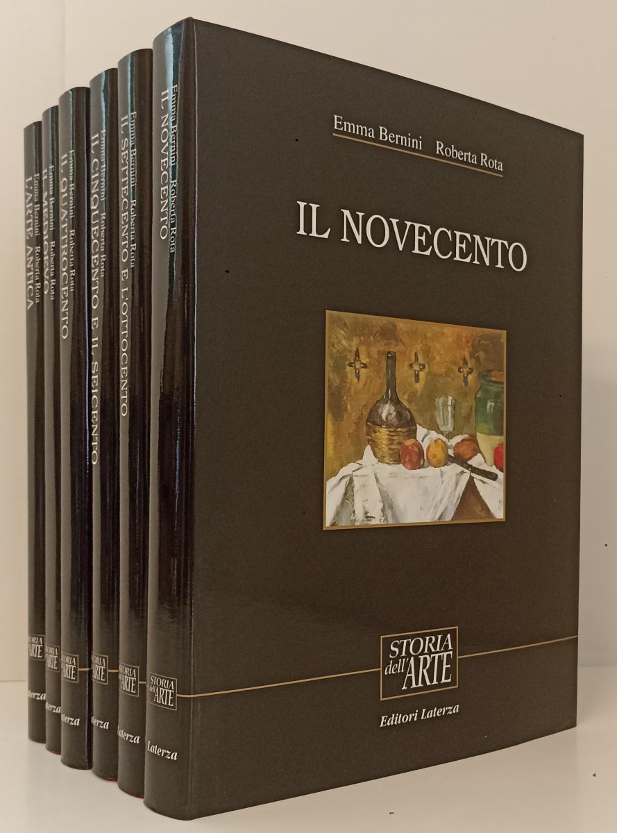 LT- STORIA DELL'ARTE 6 VOLUMI ARTE ANTICA MEDIOEVO NOVECENTO- LATERZA- CS-BLCG15