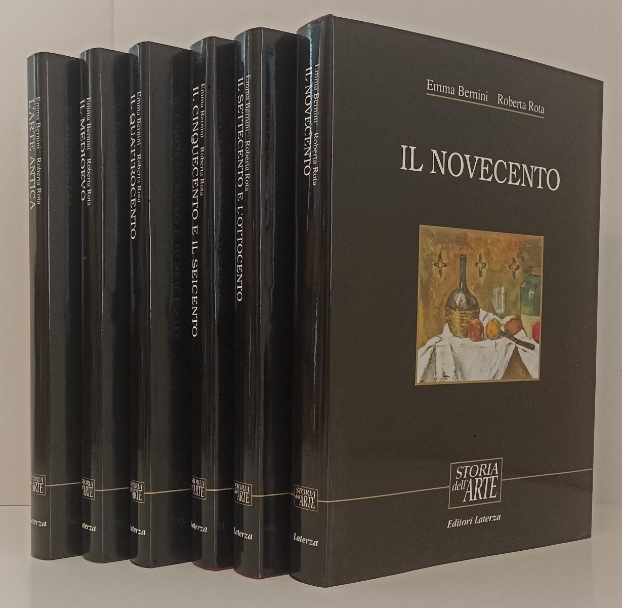 LT- STORIA DELL'ARTE 6 VOLUMI ARTE ANTICA MEDIOEVO NOVECENTO- LATERZA- CS-BLCG15