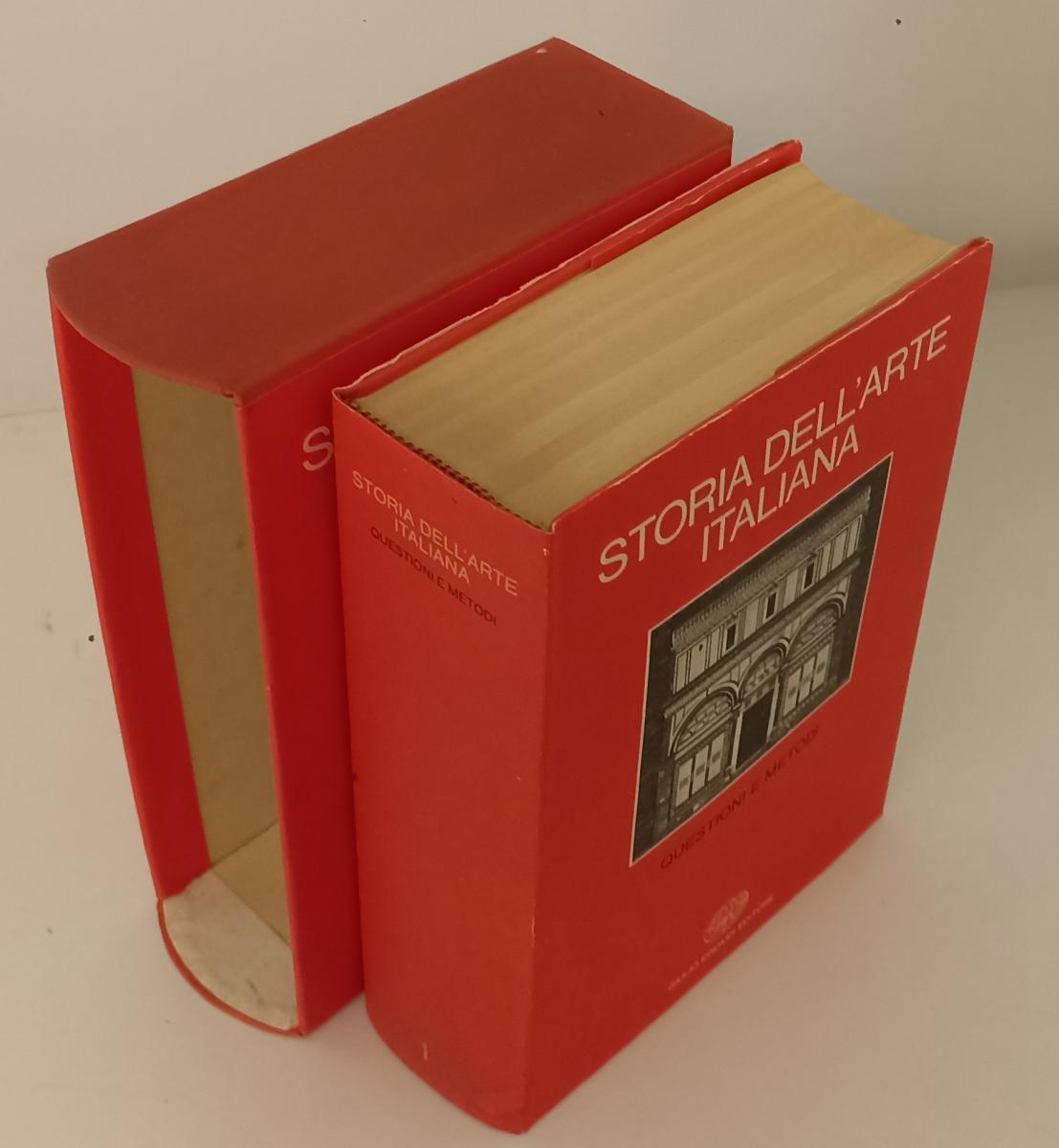 LT- STORIA DELL'ARTE ITALIANA 1 QUESTIONI E METODI -- EINAUDI --- 1979- CS- XFS