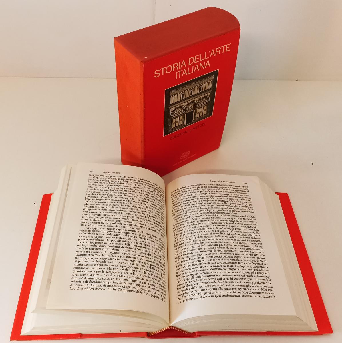 LT- STORIA DELL'ARTE ITALIANA 1 QUESTIONI E METODI -- EINAUDI --- 1979- CS- XFS