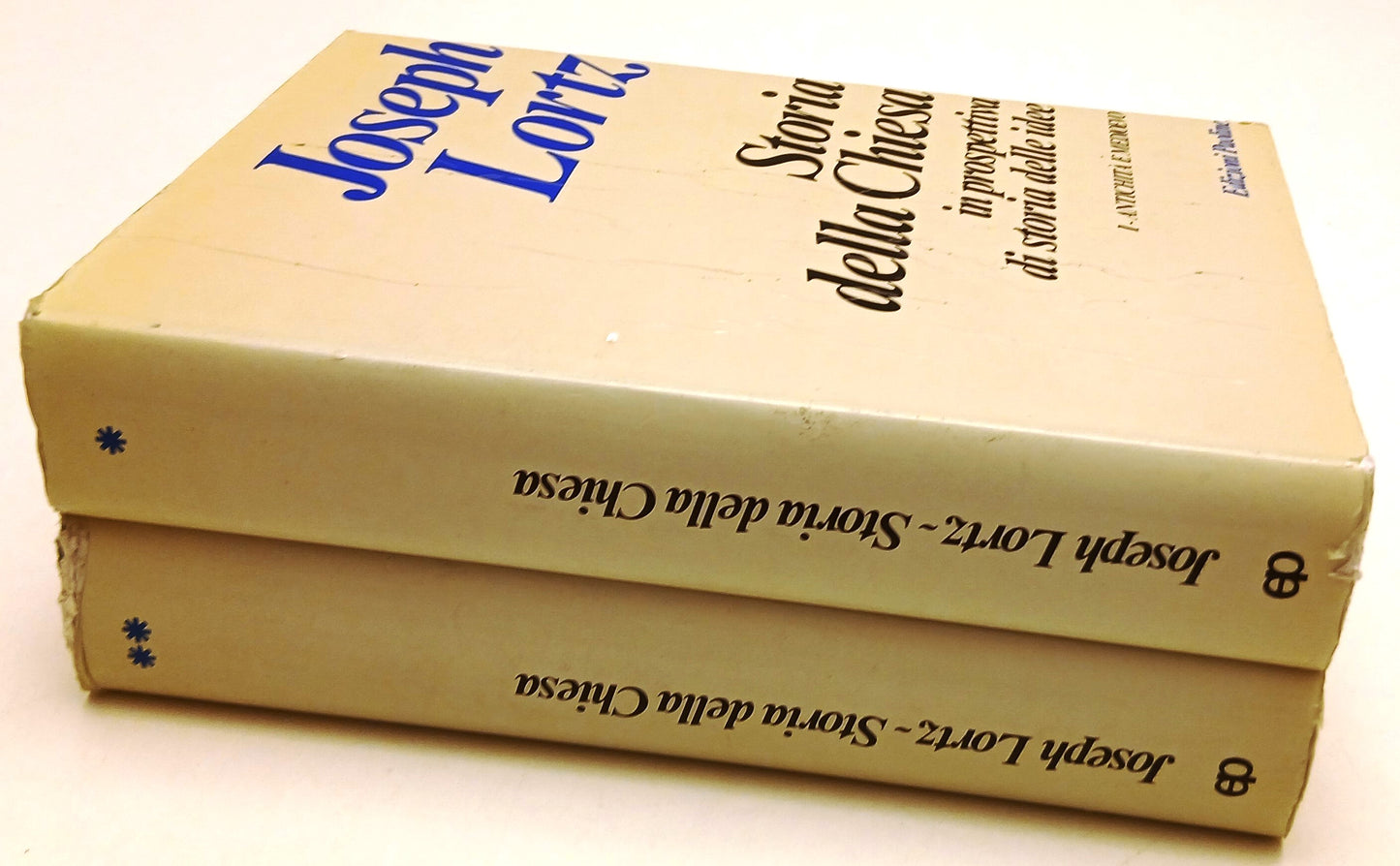 LD- STORIA DELLA CHIESA 2 VOLUMI - JOSEPH LORTZ - PAOLINE --- 1987- CS- XFS41