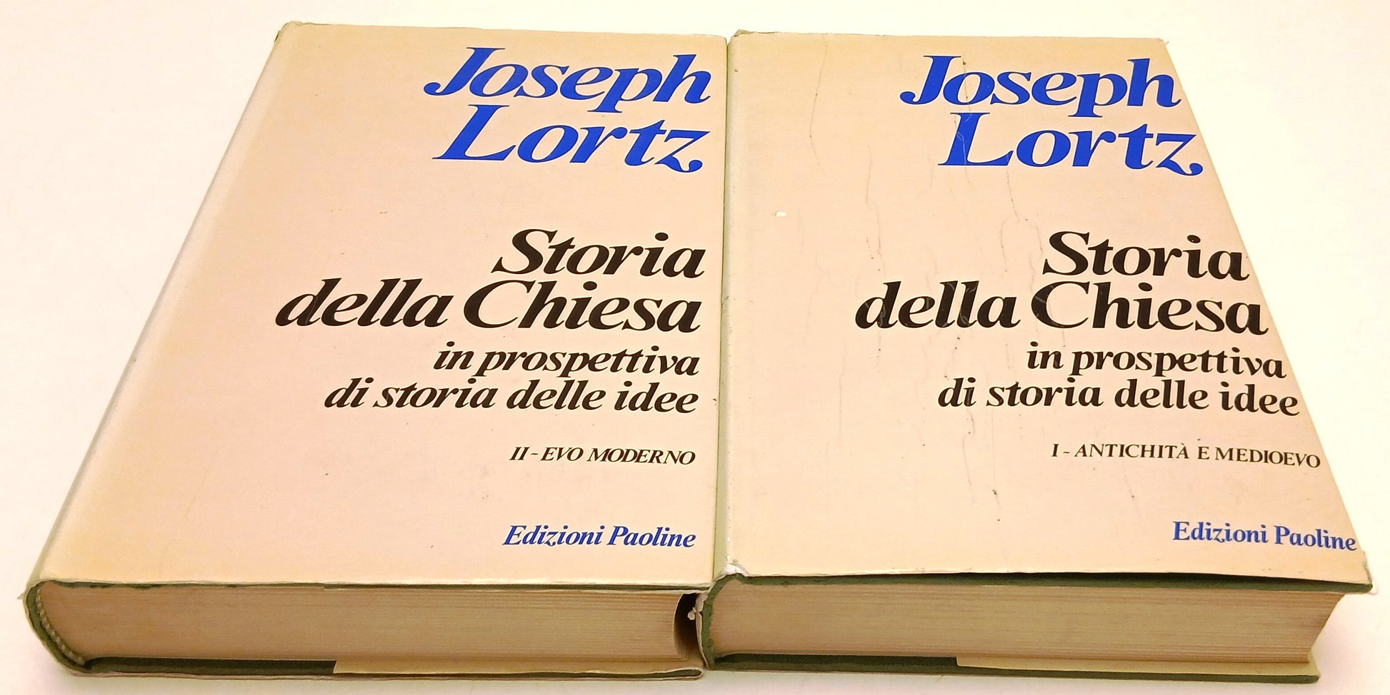 LD- STORIA DELLA CHIESA 2 VOLUMI - JOSEPH LORTZ - PAOLINE --- 1987- CS- XFS41