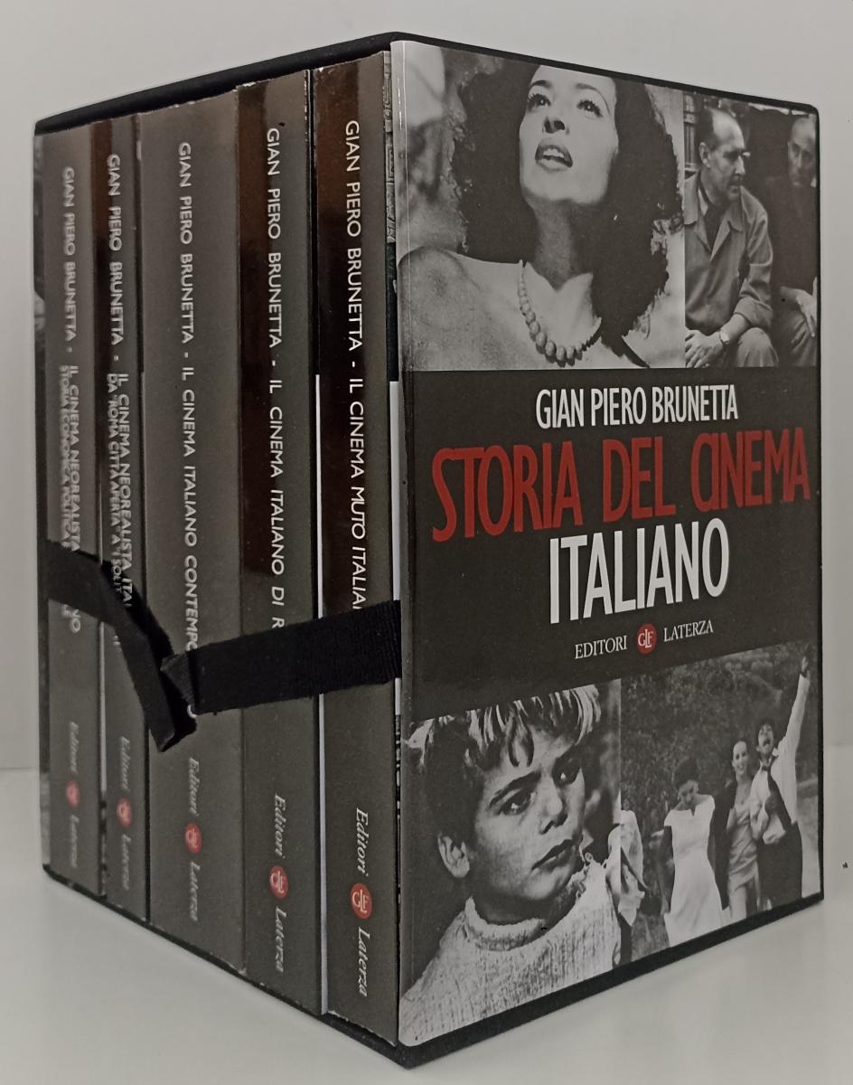 LZ- STORIA DEL CINEMA ITALIANO COFANETTO 5 VOLUMI - BRUNETTA - LATERZA - B - XFS