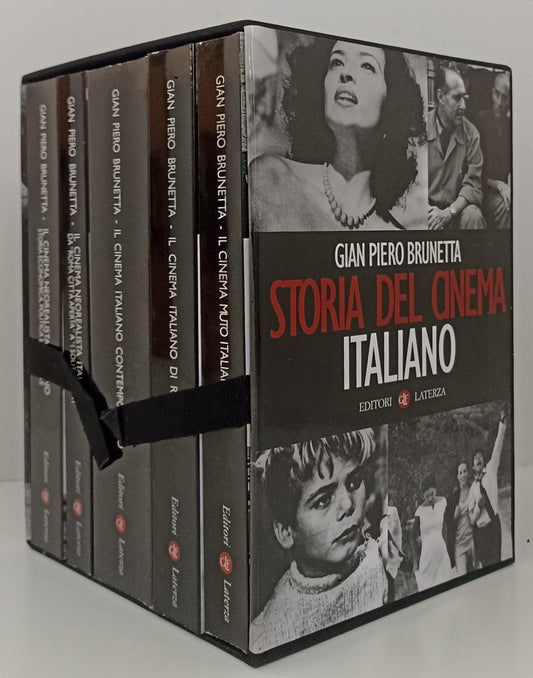LZ- STORIA DEL CINEMA ITALIANO COFANETTO 5 VOLUMI - BRUNETTA - LATERZA - B - XFS