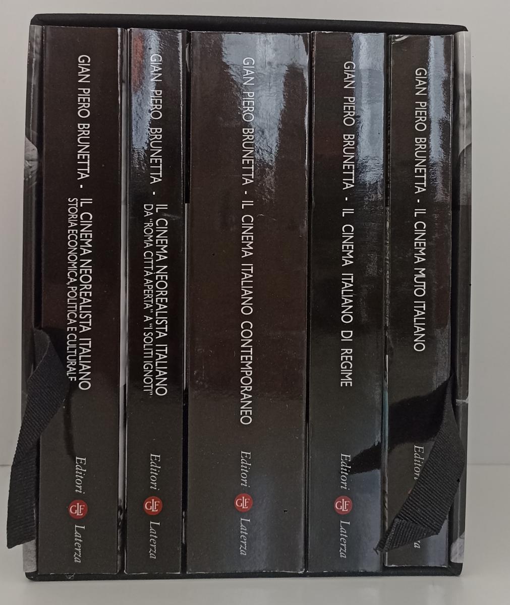 LZ- STORIA DEL CINEMA ITALIANO COFANETTO 5 VOLUMI - BRUNETTA - LATERZA - B - XFS