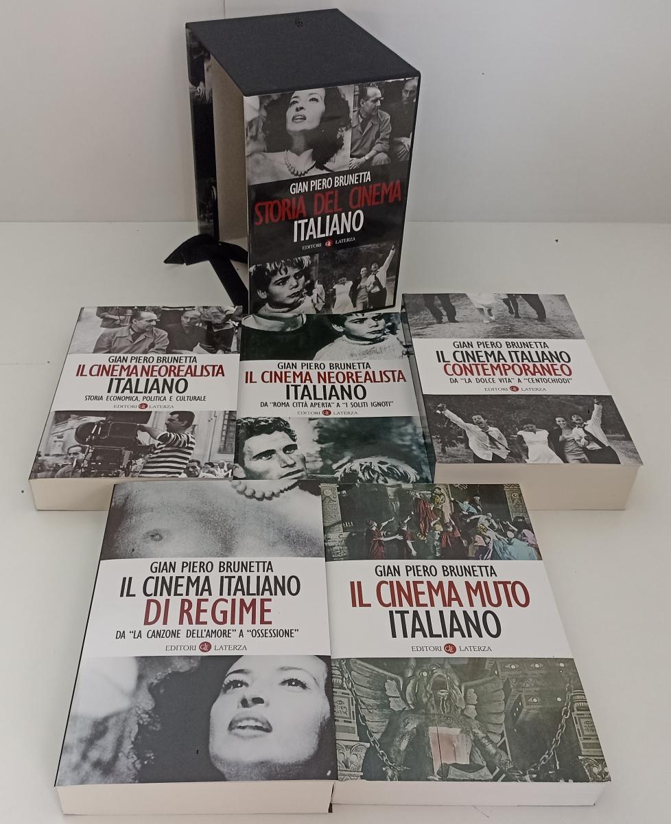 LZ- STORIA DEL CINEMA ITALIANO COFANETTO 5 VOLUMI - BRUNETTA - LATERZA - B - XFS