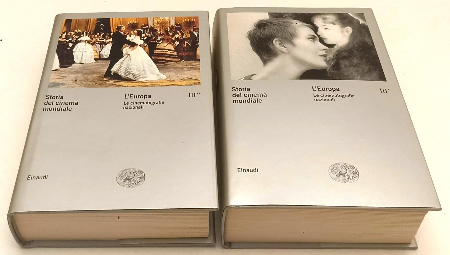 LW- STORIA DEL CINEMA MONDIALE III 2 VOLUMI L'EUROPA- EINAUDI- 1a- 2000- CS- XFS