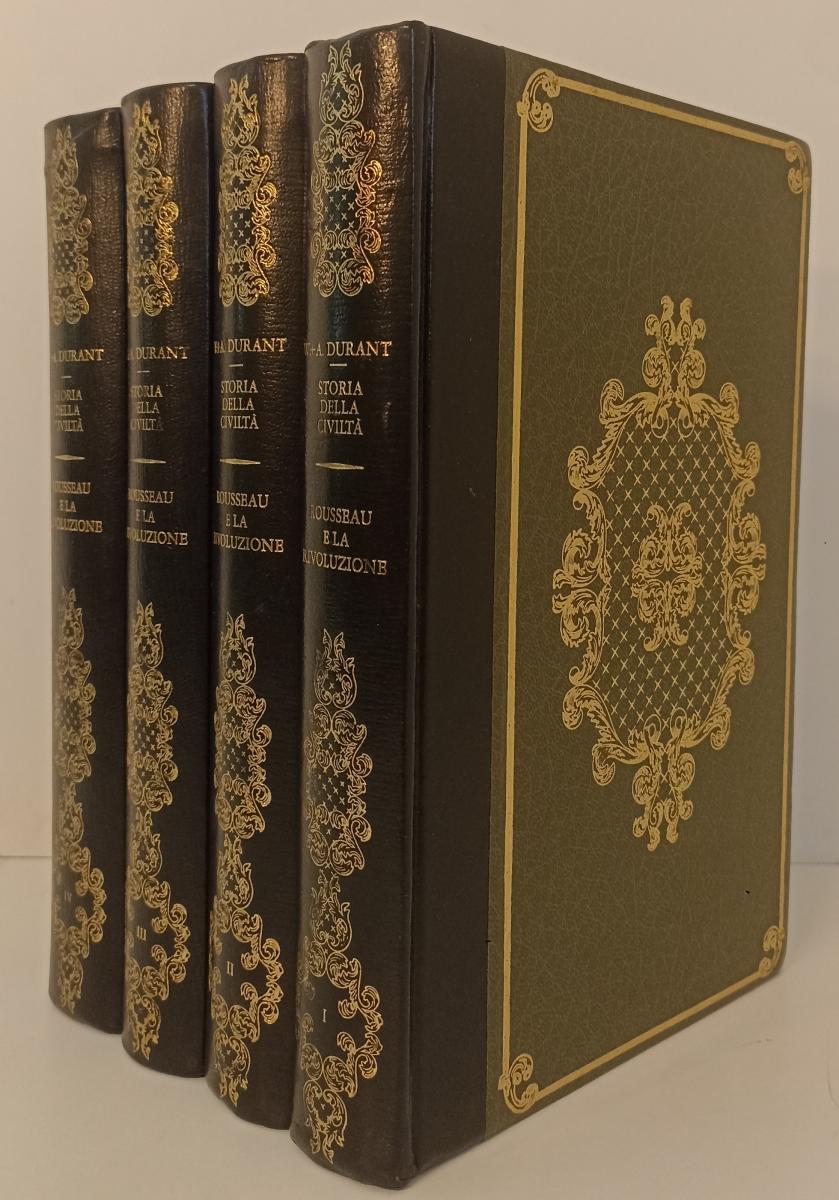 LS- STORIA DELLA CIVILTA' 1/4 ROUSSEAU E LA RIVOLUZIONE- DURANT- 1968- C- YFS130