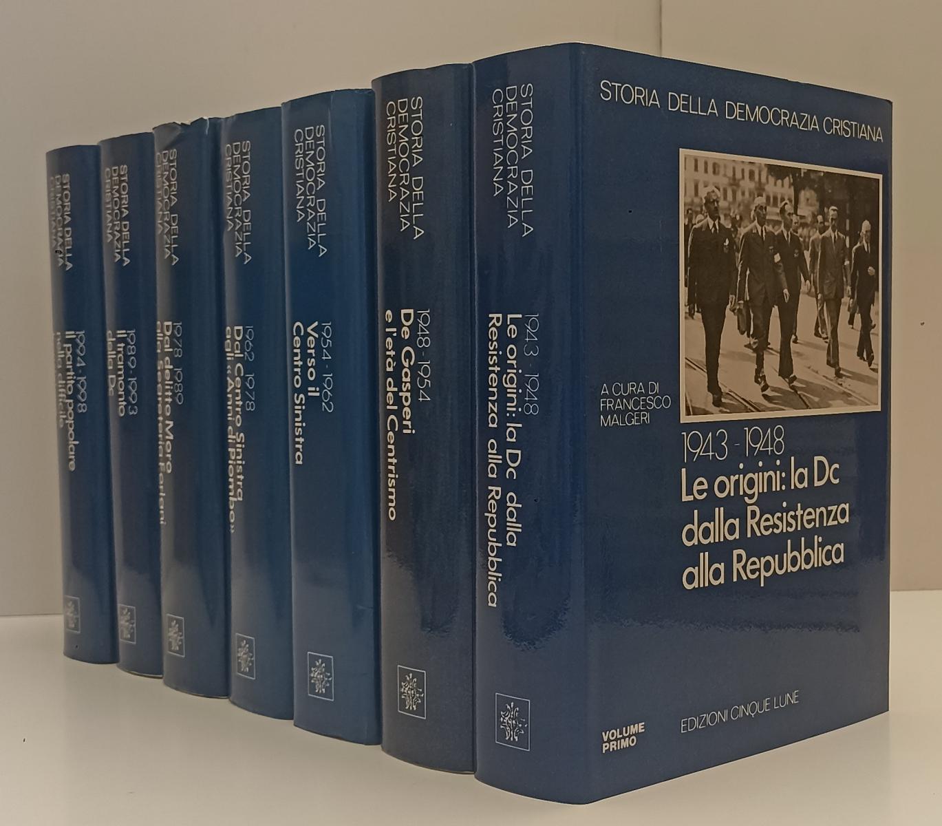 LS- STORIA DELLA DEMOCRAZIA CRISTIANA VOLUMI 1/7- CINQUE LUNE- 1987/2000 --BLCG4